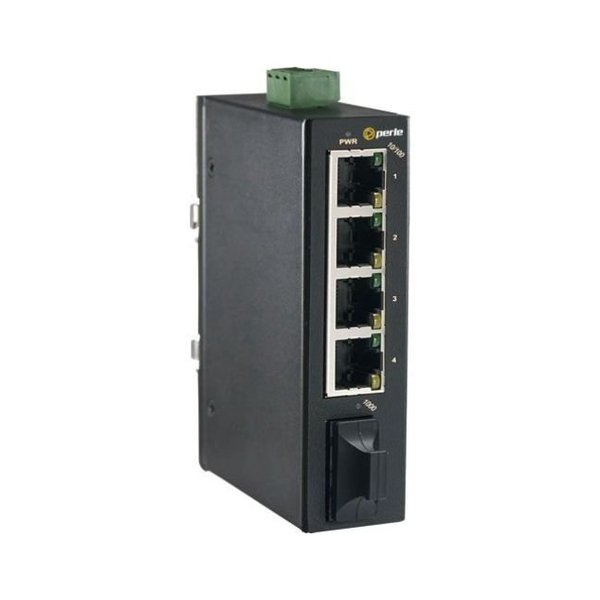 Perle Systems M2SC2 Industrial Switch with 5-ports: 4 x 10/100Mbps RJ45 ports and 1 x 100Base-FX 07017410